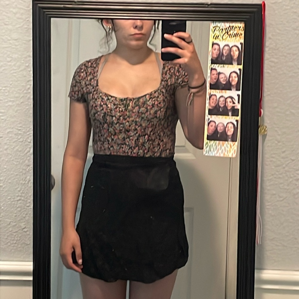 Floral body suit